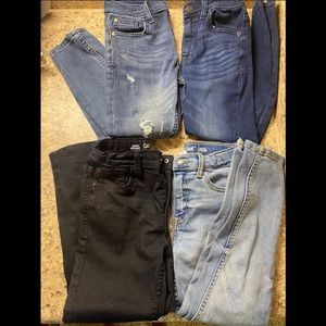 Boys jeans size 7 Cat& Jack lot of 4